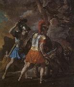 Nicolas Poussin The Companions of Rinaldo Sweden oil painting reproduction